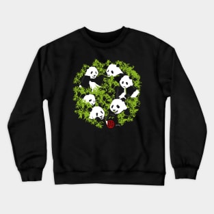 Panda and Bamboo Crewneck Sweatshirt